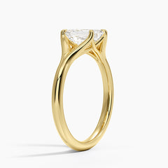 Reverie Solitaire Lab Grown Emerald Diamond Engagement Ring