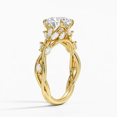 Secret Garden Lab Grown Round Diamond Engagement Ring