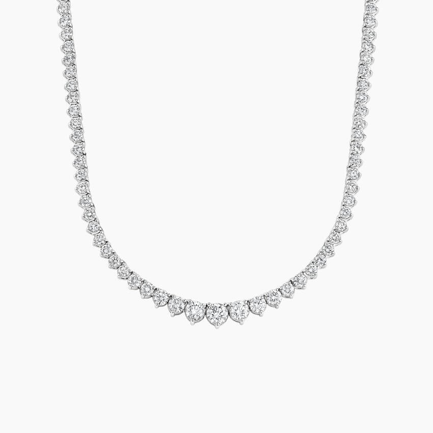 Melrose Diamond Necklace (7 2/5 ct. tw.) in 18K White Gold
